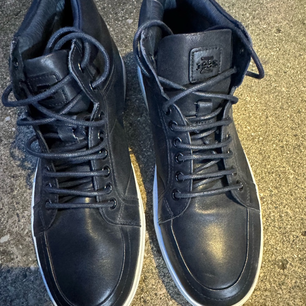 Men's Navy High-Top Sneakers